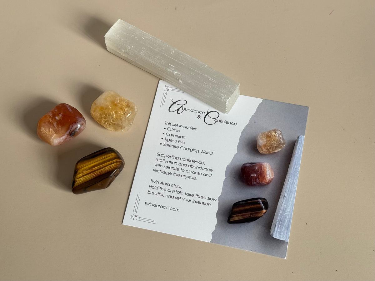 Abundance and Confidence Crystal Set