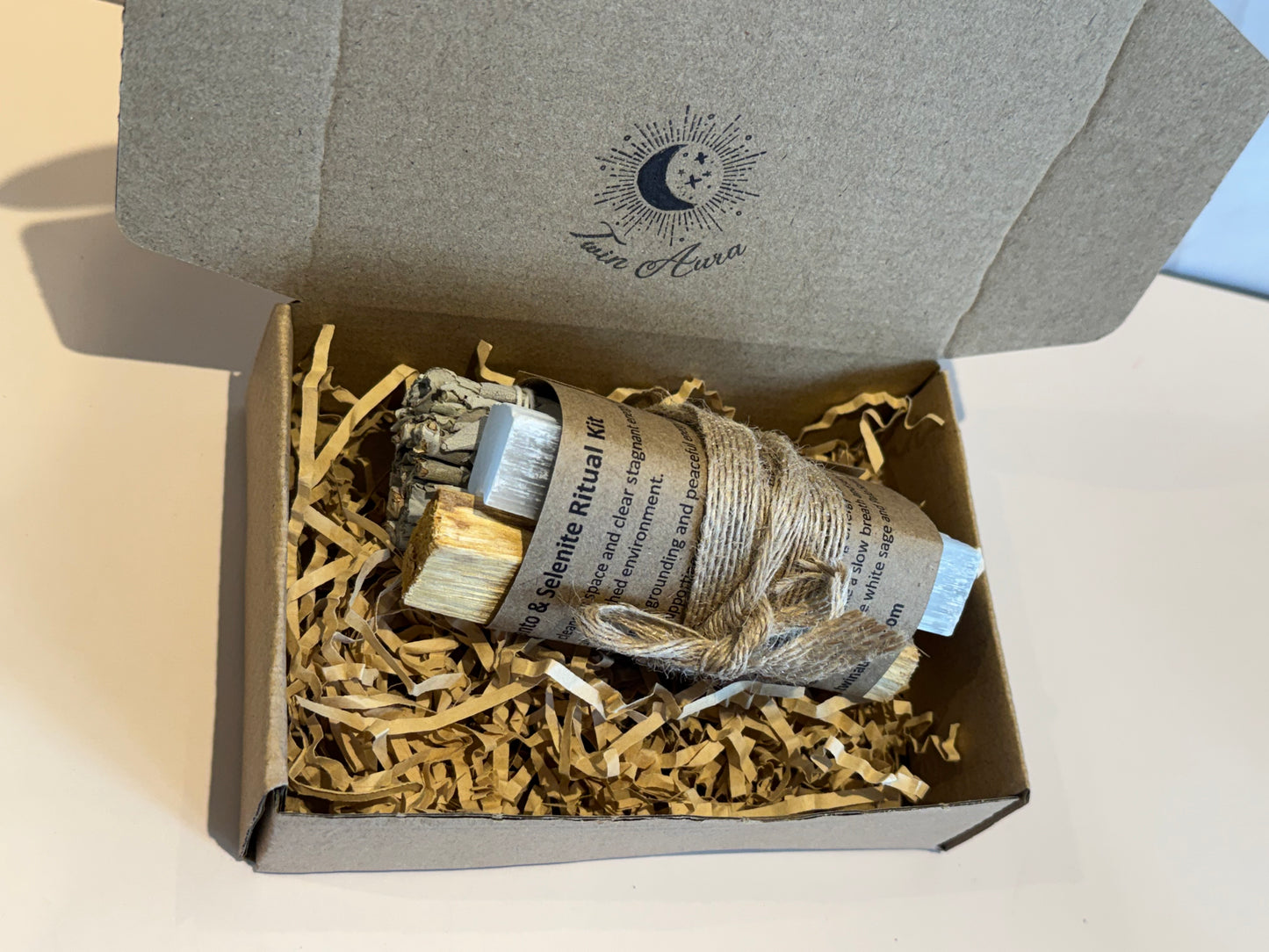 Sage, Palo Santo and Selenite Ritual Kit