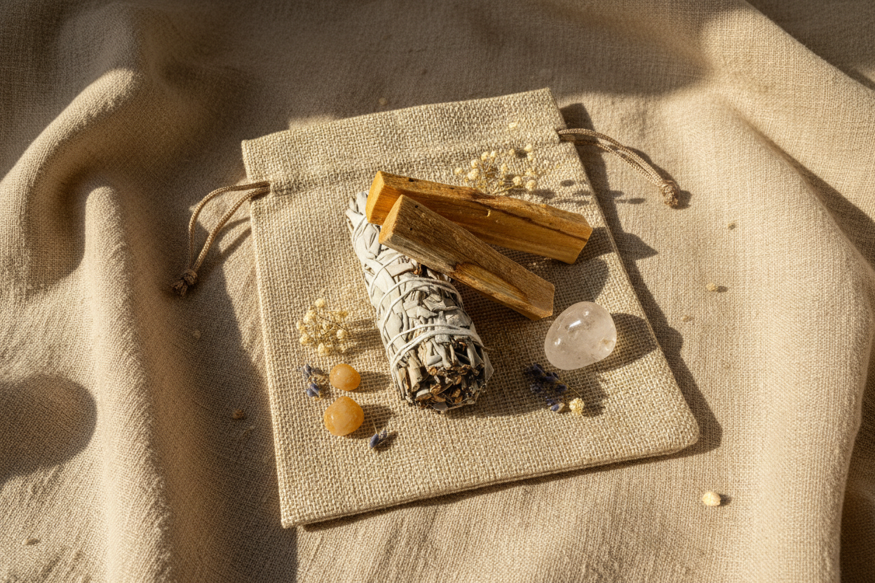 Mini Kit on Beige Linen